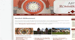 Desktop Screenshot of abtei-rommersdorf.de
